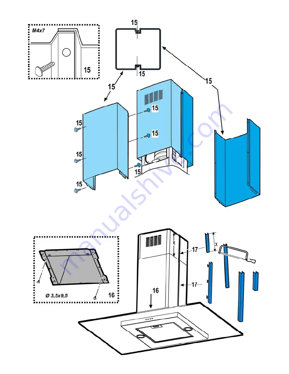 Smeg KEIV90 Instruction On Mounting And Use Manual Download Page 5