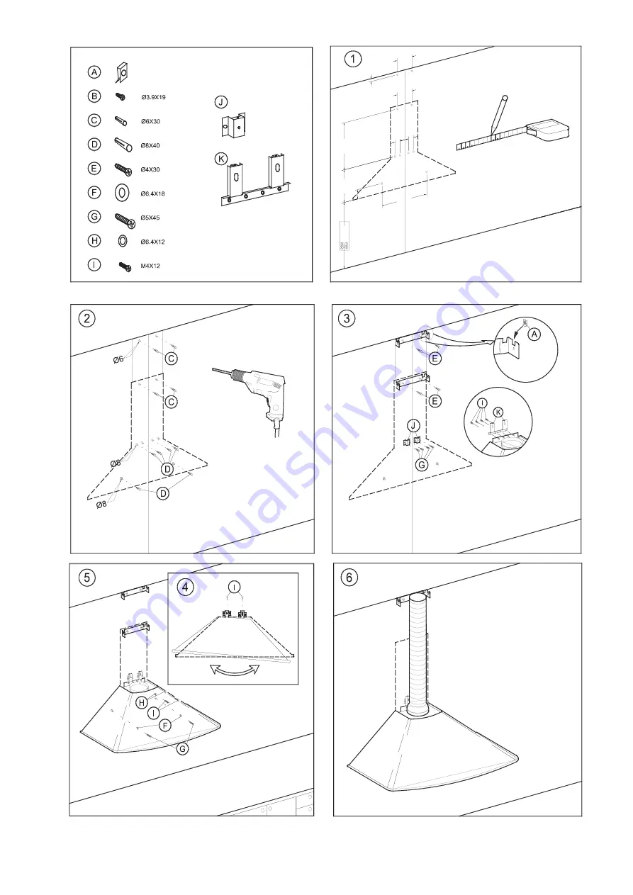 Smeg KSE66P Instruction Manual Download Page 2