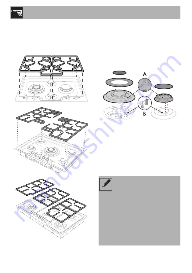 Smeg PGA96 Manual Download Page 12