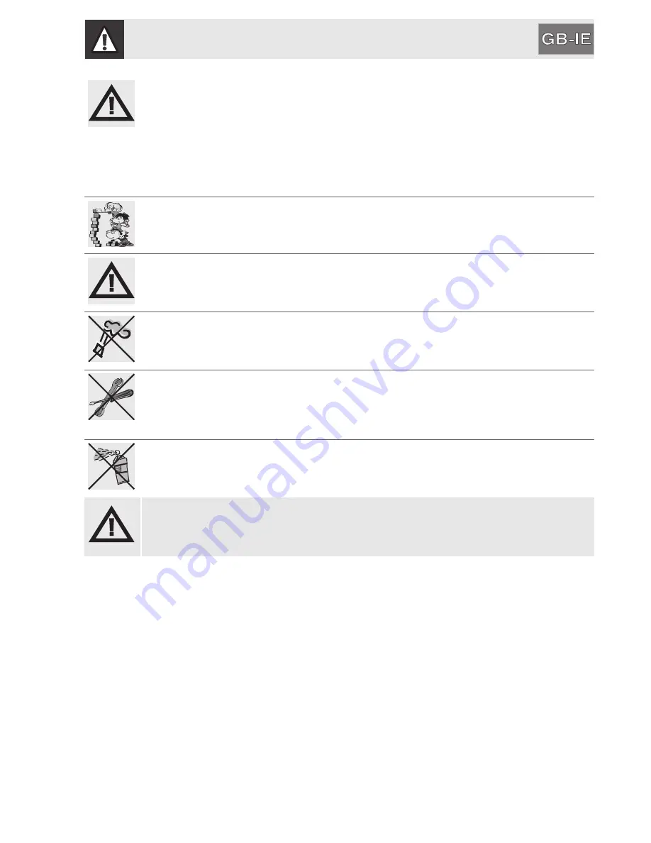 Smeg PGF31GBE1 Manual Download Page 5