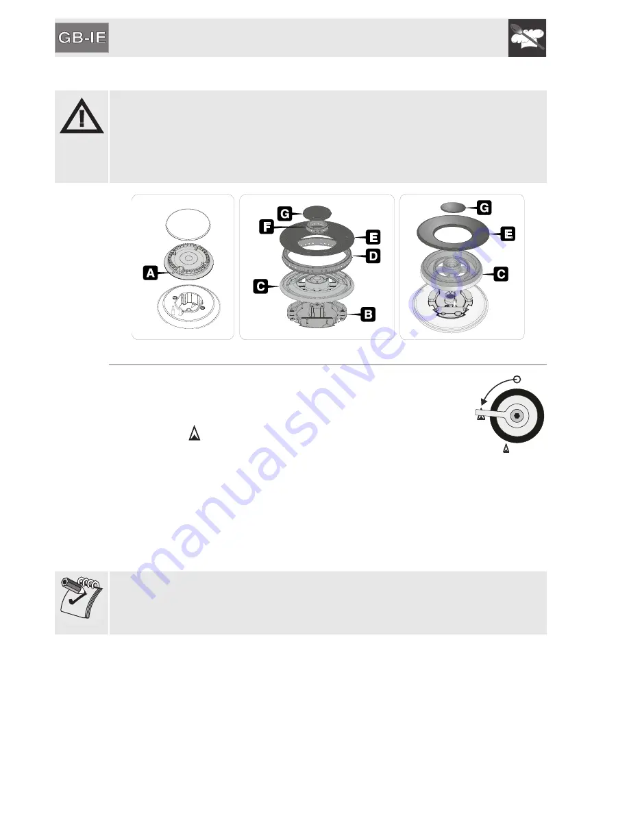 Smeg PGF31GBE1 Manual Download Page 8