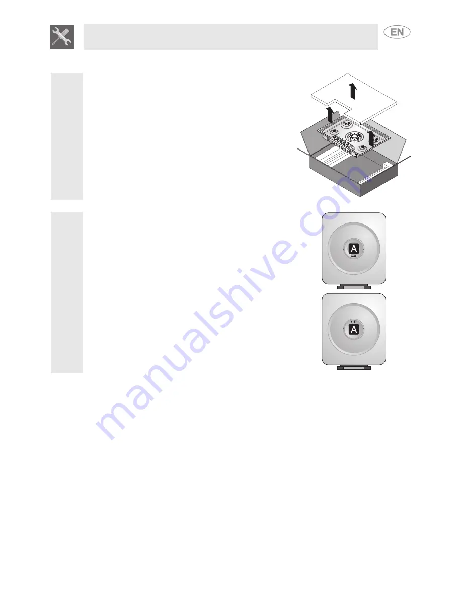 Smeg PGF75SCU3 Скачать руководство пользователя страница 9