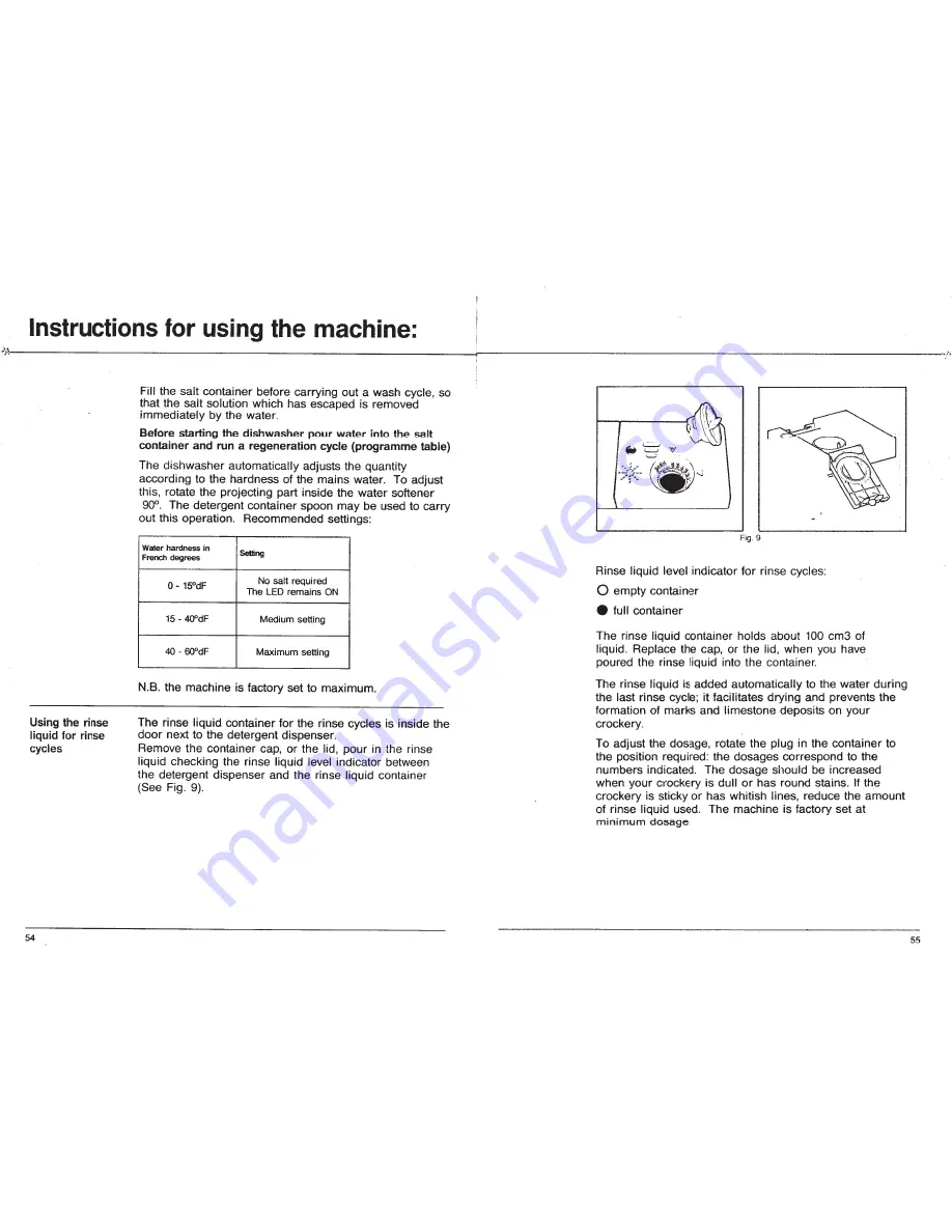 Smeg PL454EB Instructions For Installation And Use Manual Download Page 8