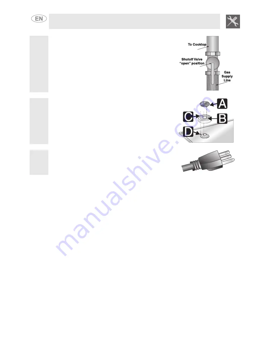 Smeg PTS605 Installation Instructions Manual Download Page 10