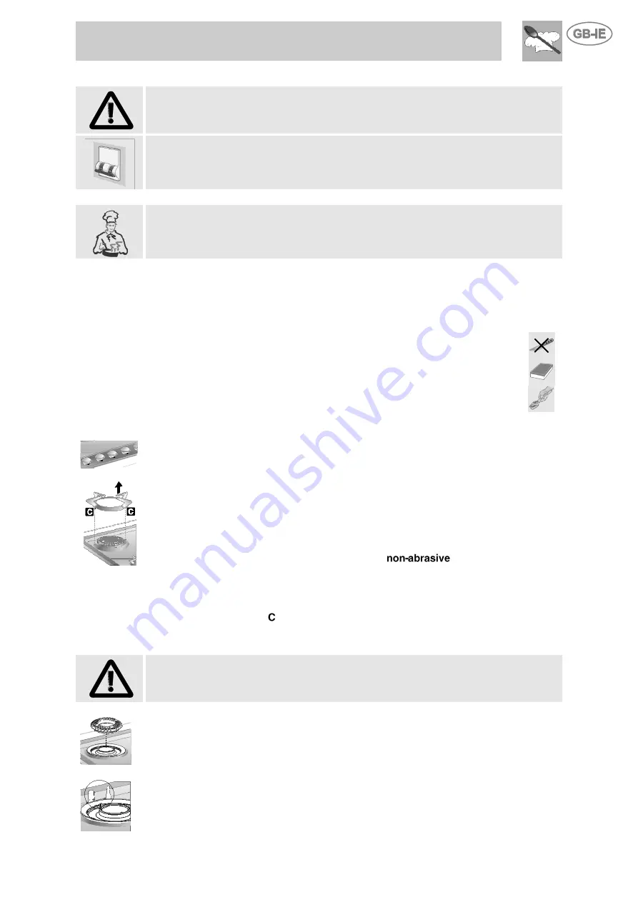 Smeg PTV64ES Instructions Manual Download Page 14