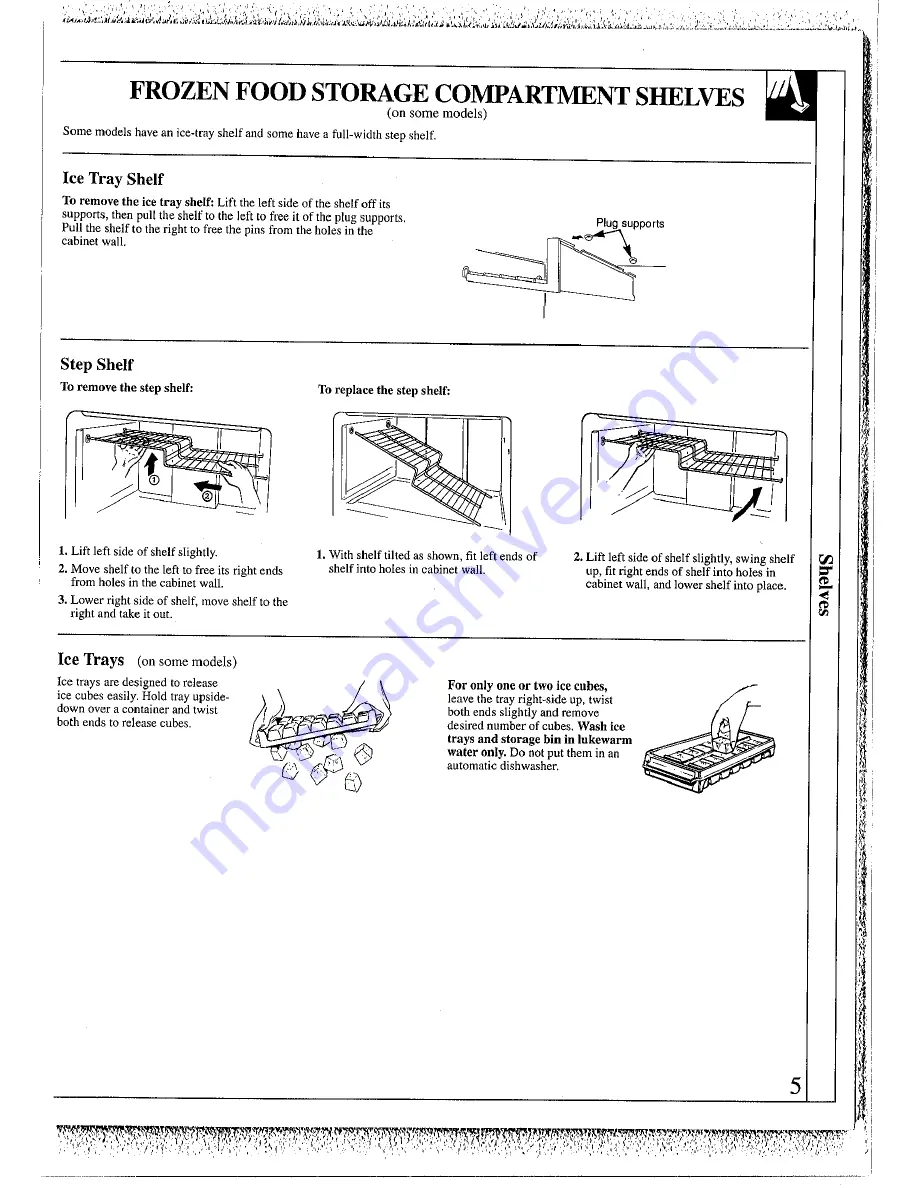 Smeg Refrigerator SRA416TP2 Use And Care & Installation Manual Download Page 5