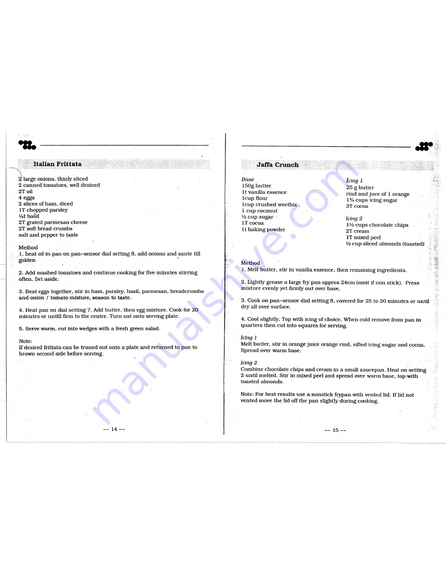 Smeg SA135EB Installation & Operation Manual Download Page 9