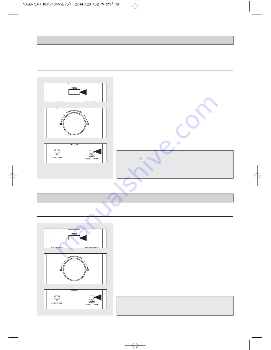 Smeg SA987CX-1 Owner'S Manual Download Page 20