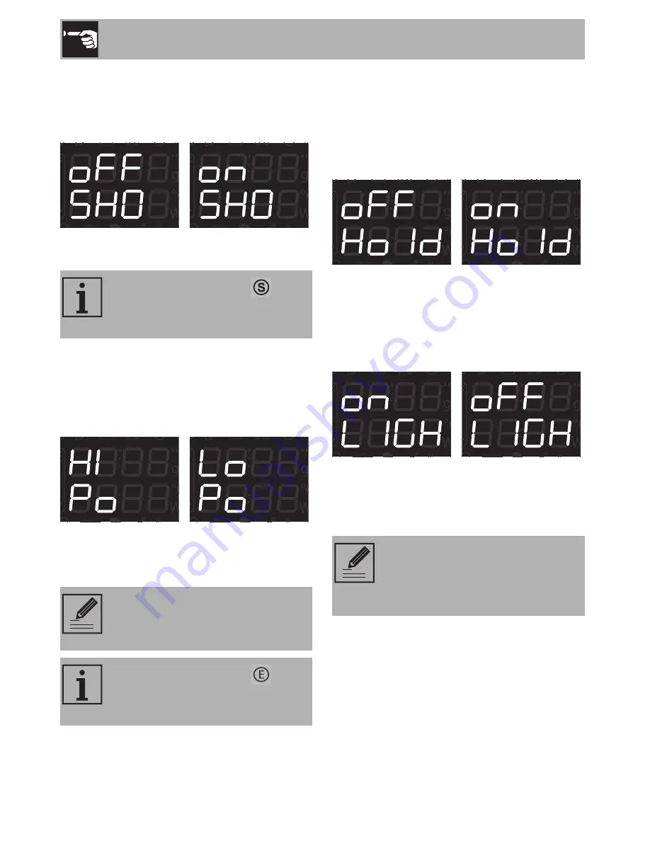 Smeg SFA4390MX User Manual Download Page 26