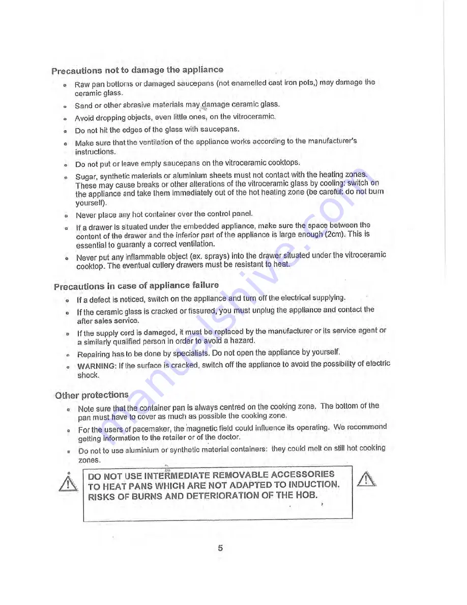 Smeg SIHP2100S Instruction Manual Download Page 4