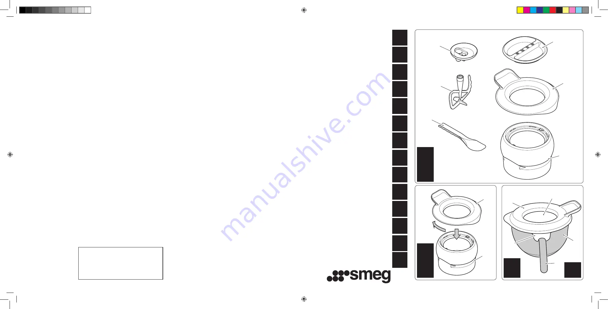 Smeg SMIC01 Скачать руководство пользователя страница 1