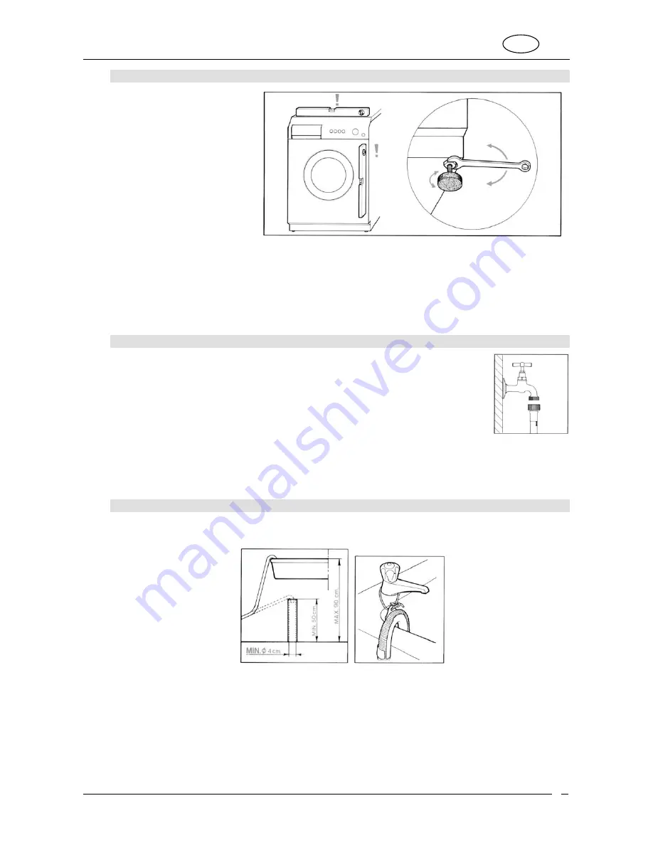 Smeg SWF1600 Instruction Manual Download Page 7