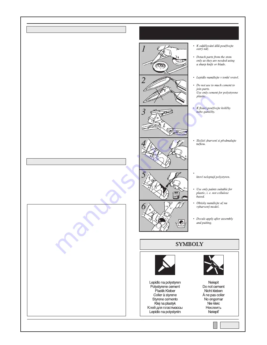 SMER Supermarine Walrus 0815 Technical Description Download Page 2