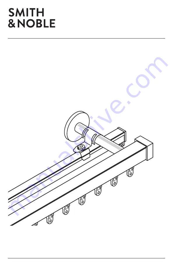 Smith & Noble Euro Track Basics Hardware - Heavy Duty Step By Step Installation Instructions Download Page 1