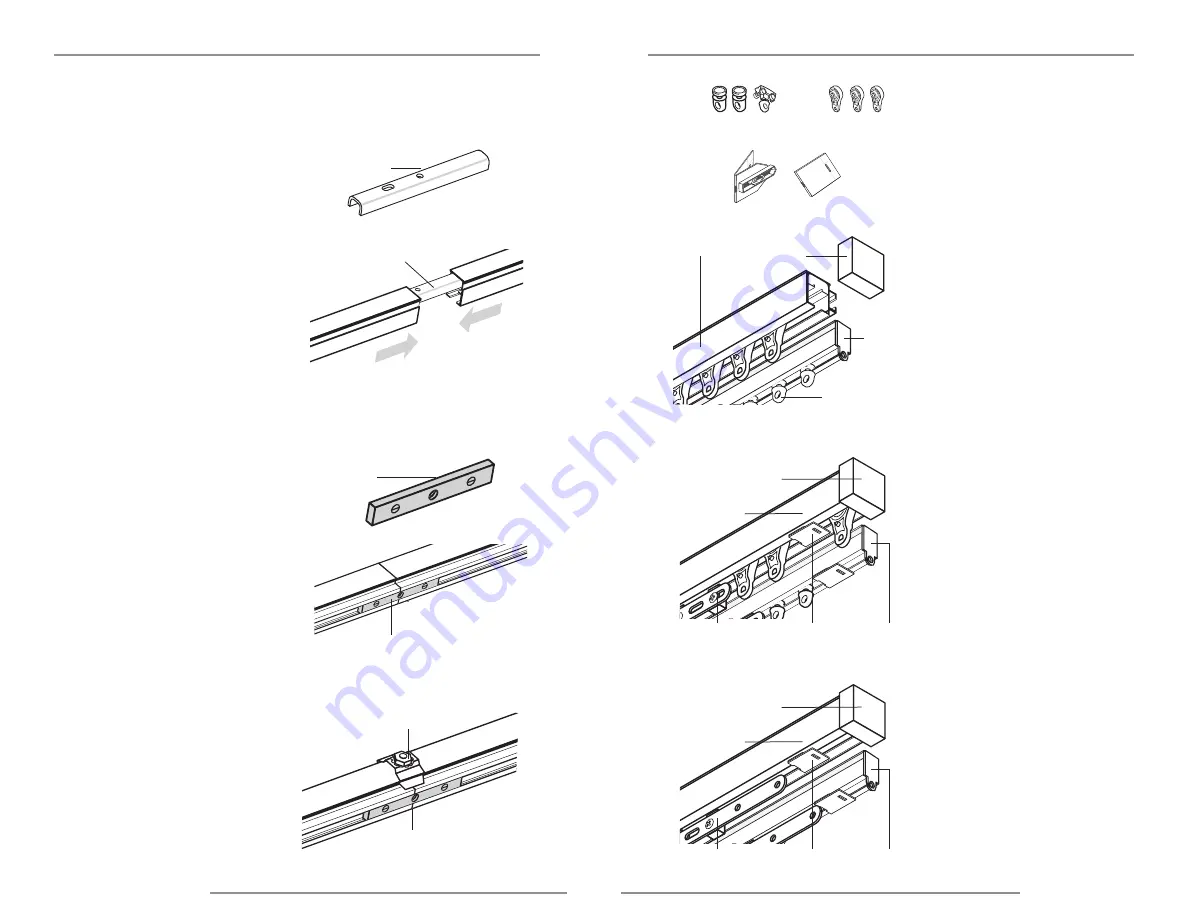 Smith & Noble Euro Track Basics Hardware - Heavy Duty Step By Step Installation Instructions Download Page 5