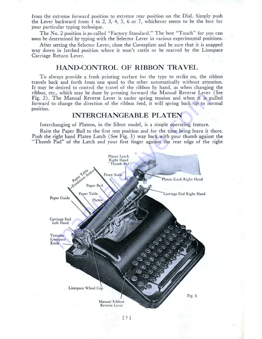 Smith Corona Floating Shift Series How To Use Manual Download Page 9