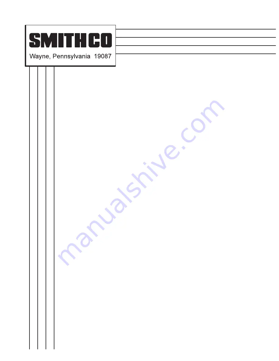 Smithco 17-001-C Manual Download Page 1