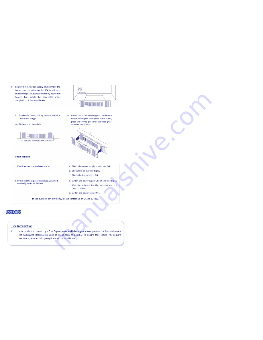 Smith's Heating First SS2E/5 Installation And User Manual Download Page 4