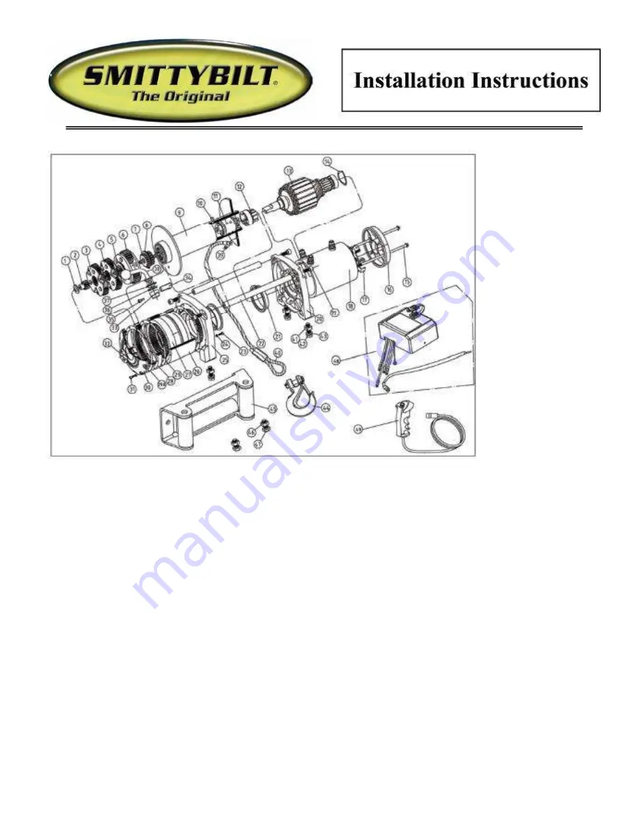 Smittybilt XRC10 Installation Instructions Manual Download Page 14