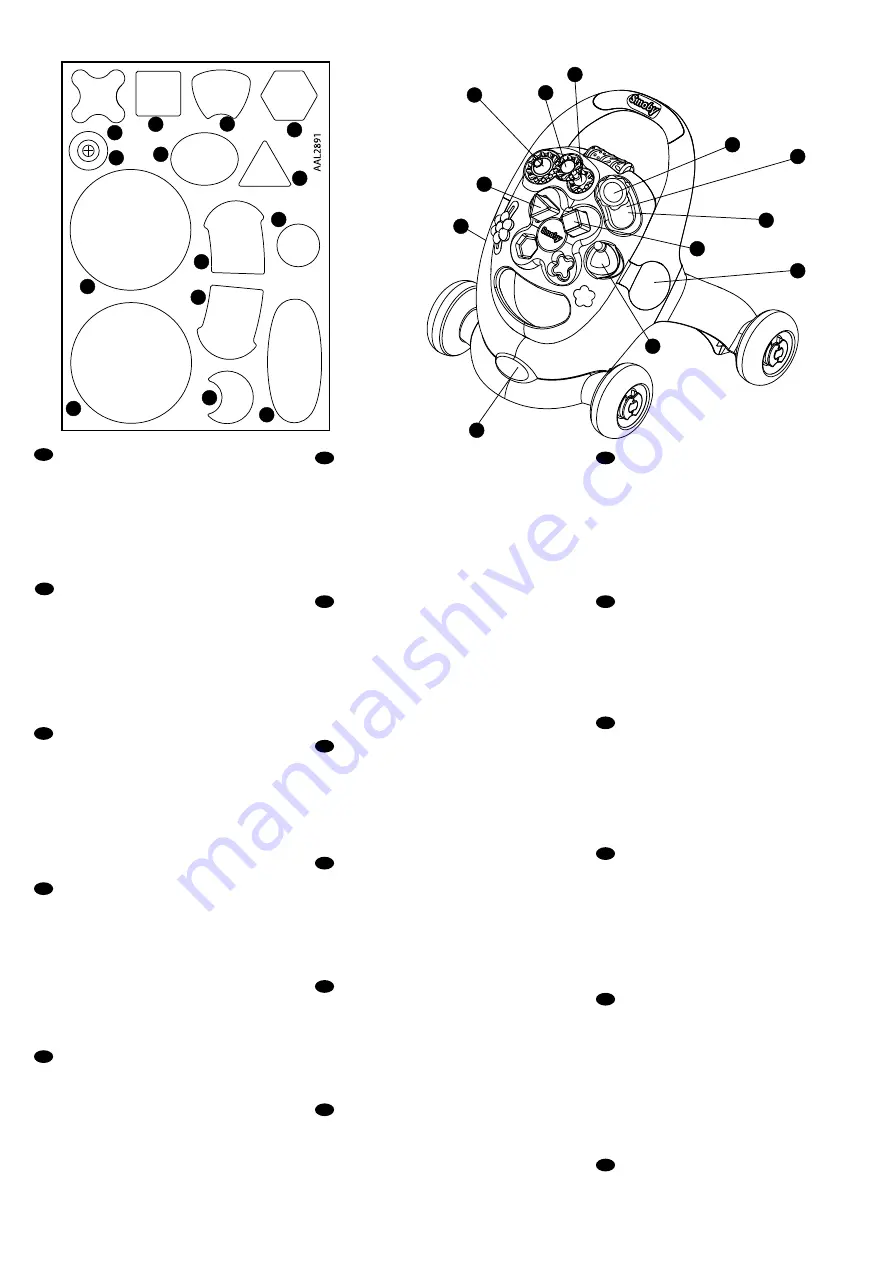 Smoby 211376 Quick Start Manual Download Page 5