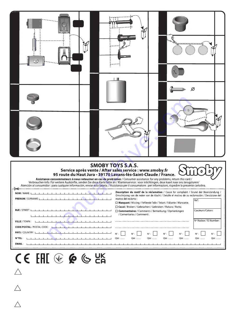 Smoby 320243 Manual Download Page 2