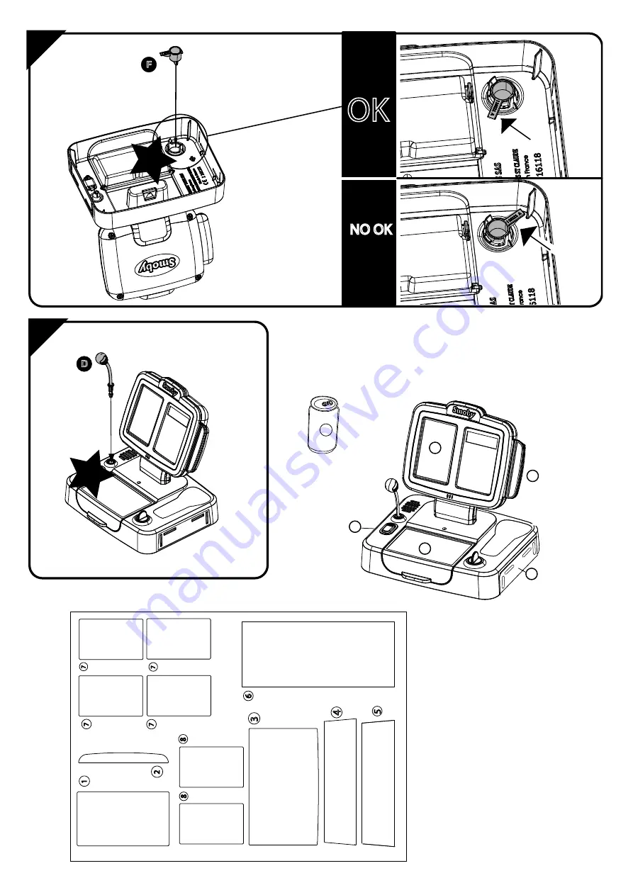 Smoby 350104 Quick Start Manual Download Page 3