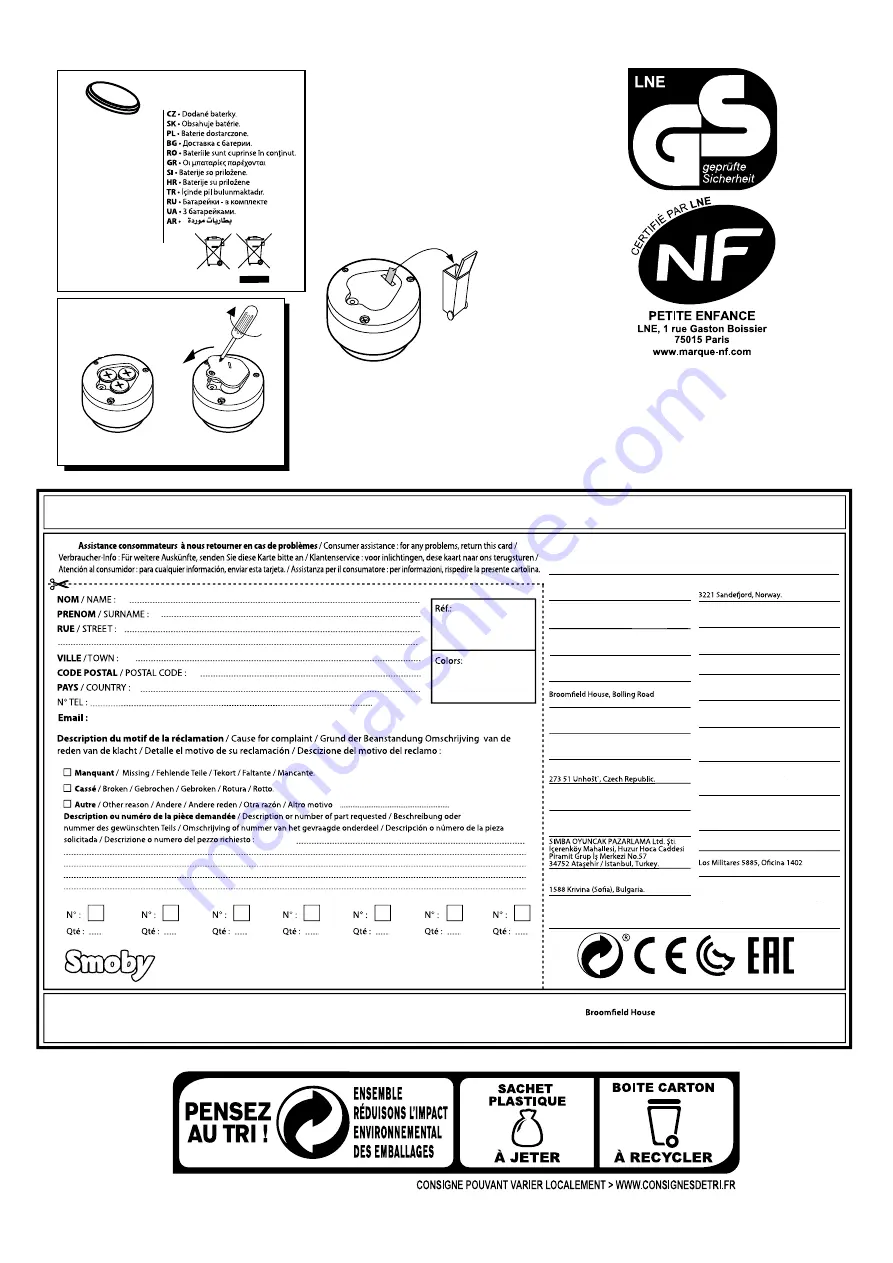 Smoby 720102 Manual Download Page 23