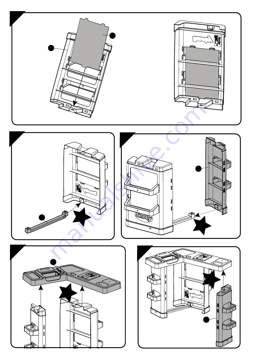 Smoby 7600350228 Assembly Instructions Manual Download Page 3