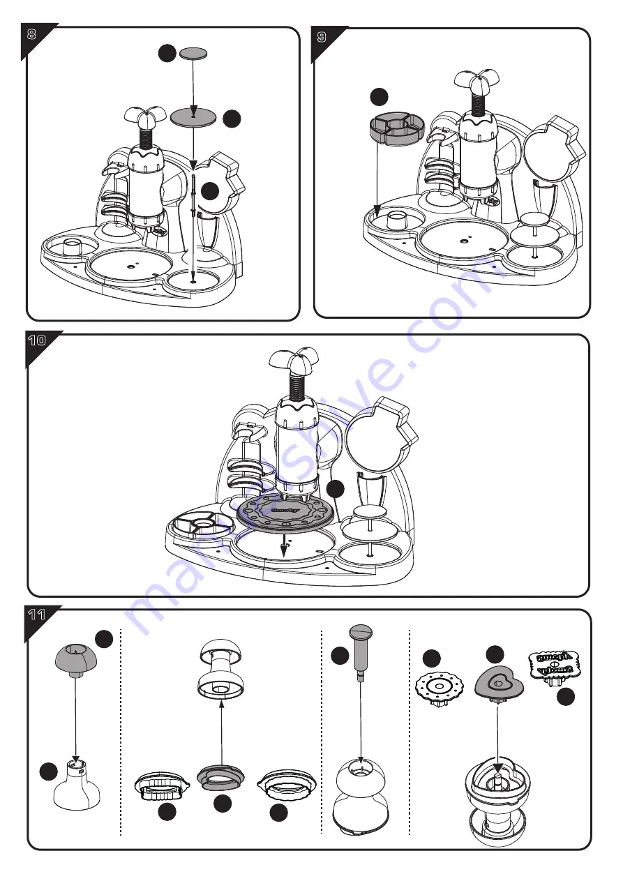 Smoby Easy Biscuits Factory Quick Start Manual Download Page 3