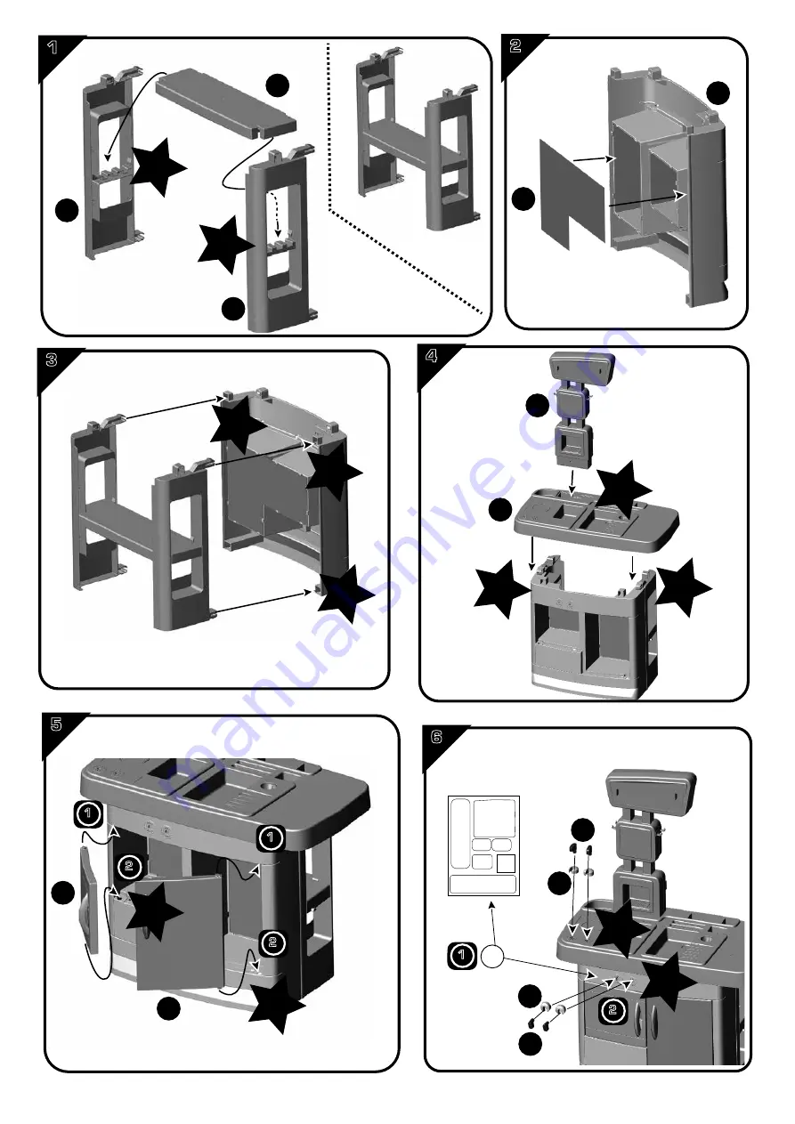 Smoby FOOD CORNER RESTAURANT Manual Download Page 2