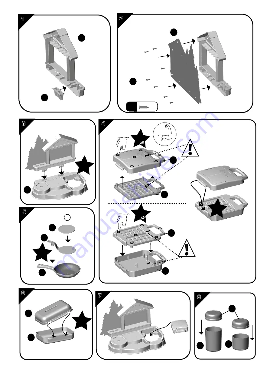 Smoby GOURMAND CHALET Manual Download Page 2