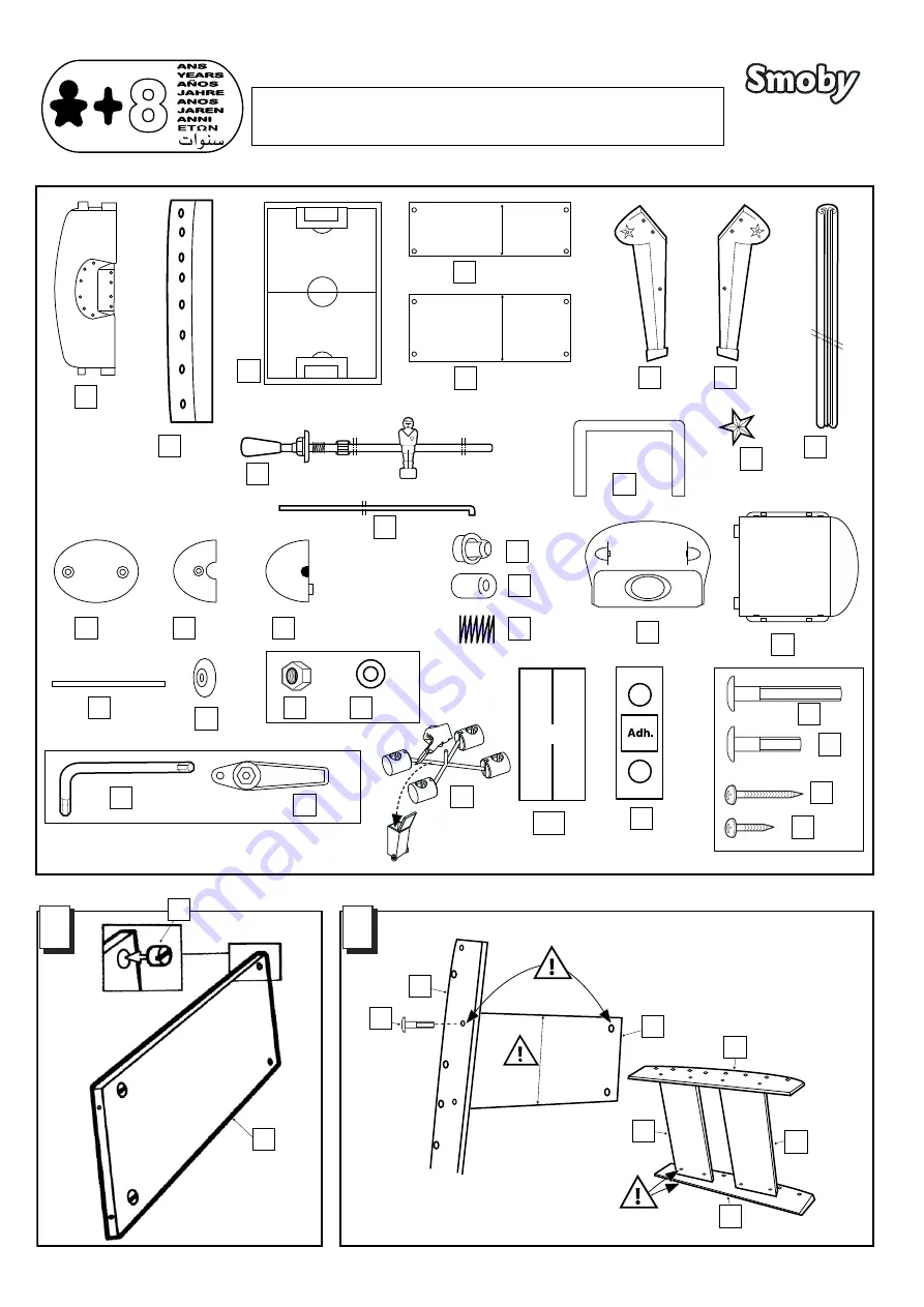 Smoby NUMBER 10 Manual Download Page 1