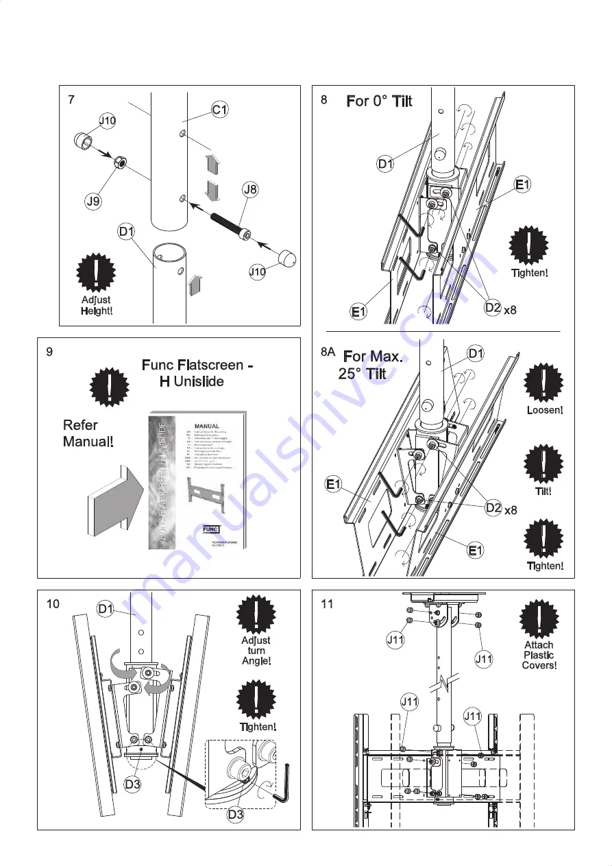 SMS Func Flatscreen CHVSTD2 Скачать руководство пользователя страница 4