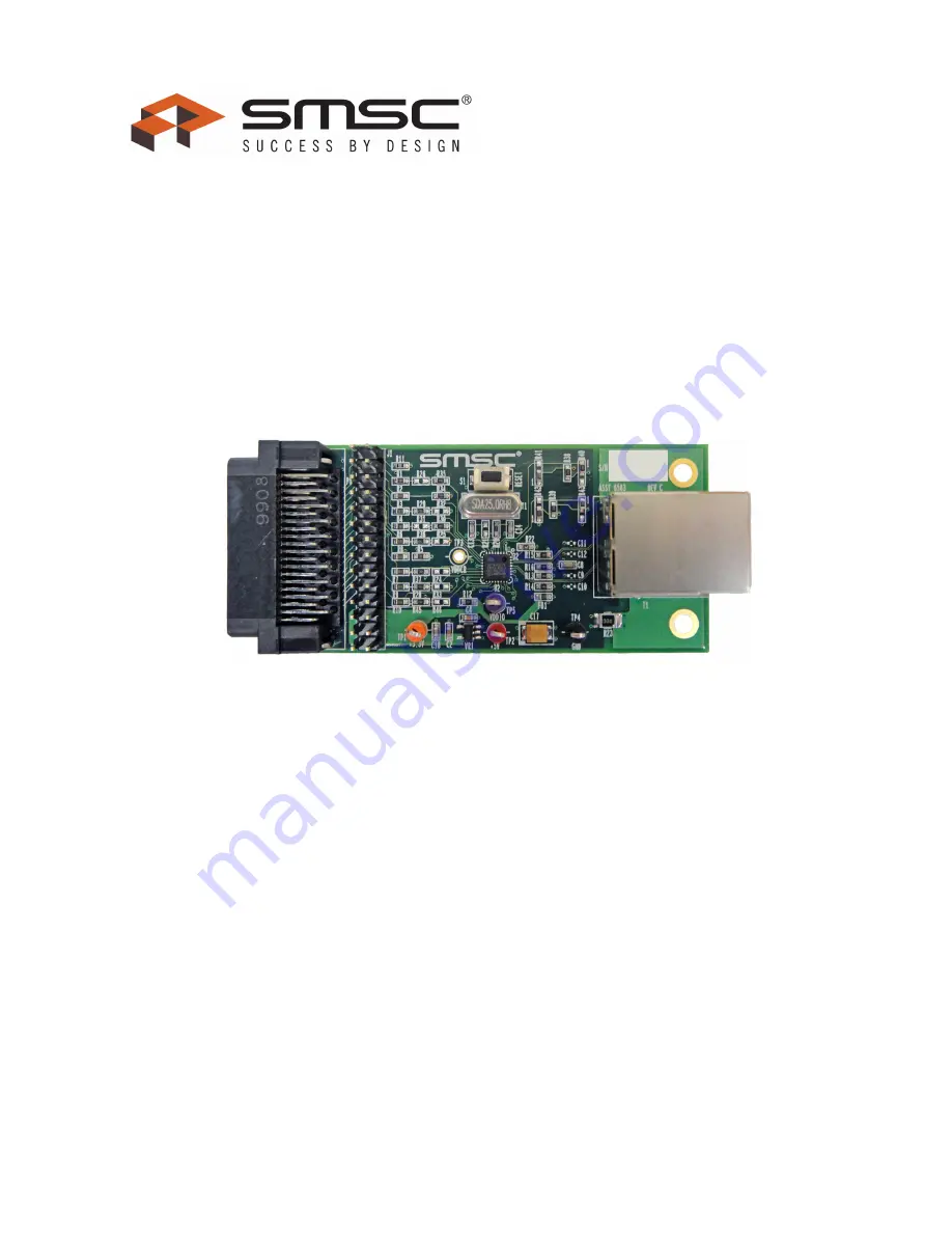 SMSC EVB8710 User Manual Download Page 1