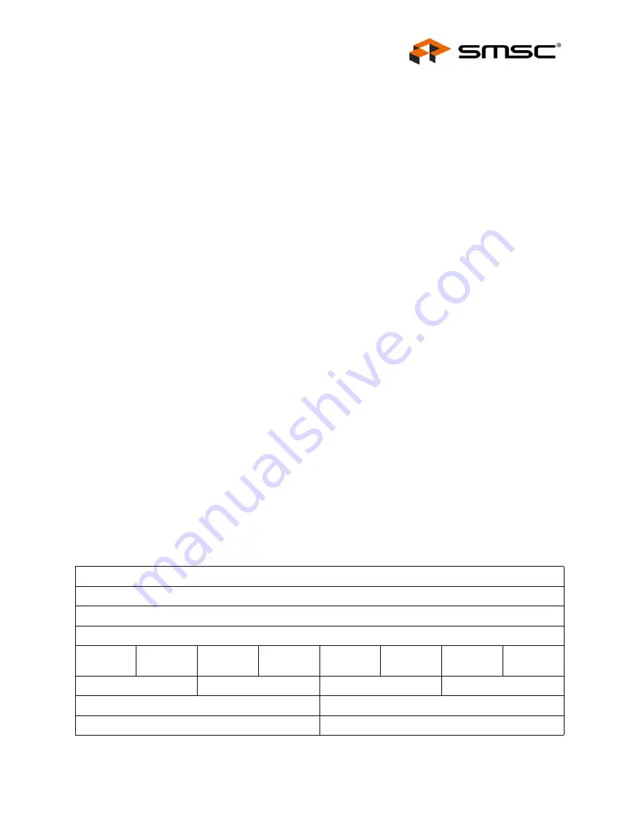 SMSC LAN9420 Datasheet Download Page 57