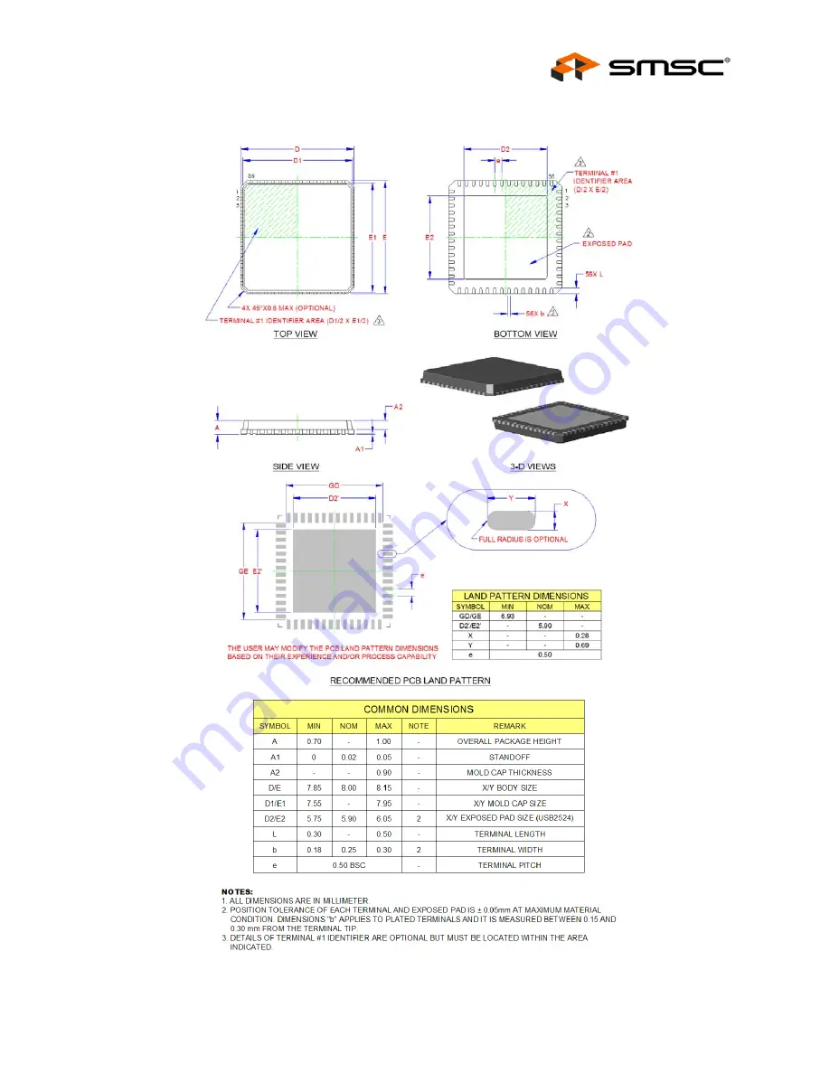 SMSC USB2524 Скачать руководство пользователя страница 57