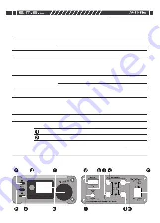 SMSL SA-50 plus Скачать руководство пользователя страница 12
