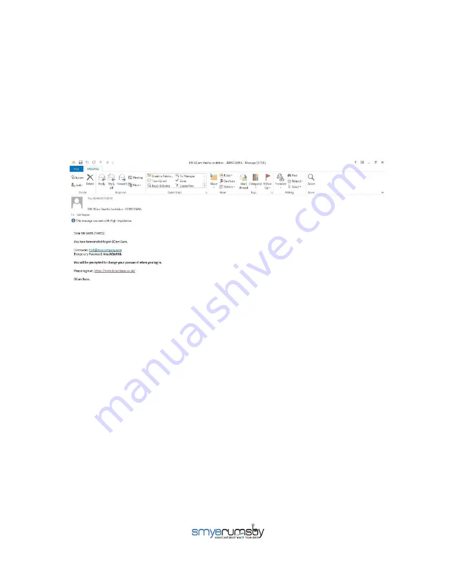 Smye Rumsby B-Cam Base User Manual Download Page 17