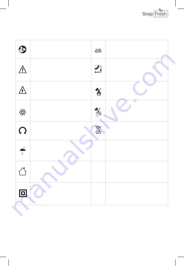 Snap Fresh BBT-JOZ57C User Manual Download Page 3