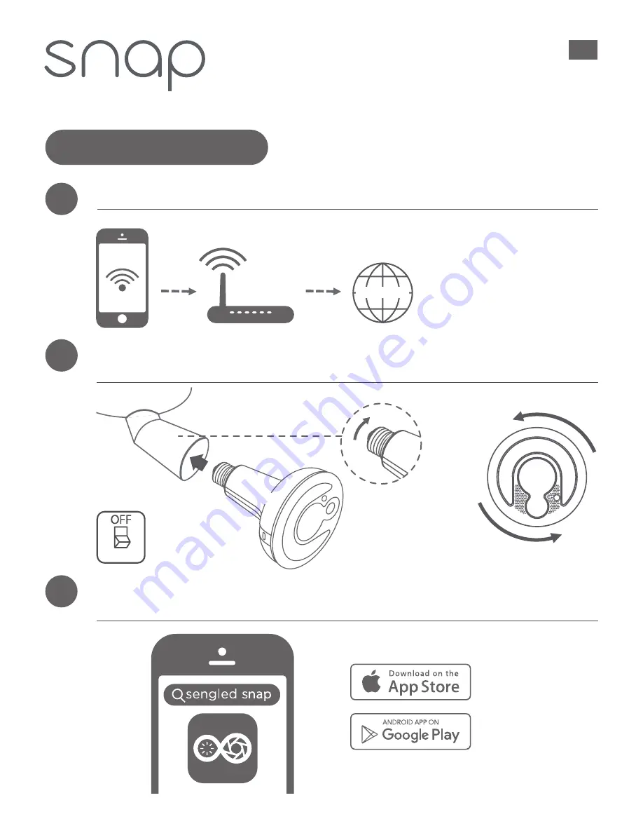 SNAP AS01-PAR38 Quick Start Manual Download Page 1