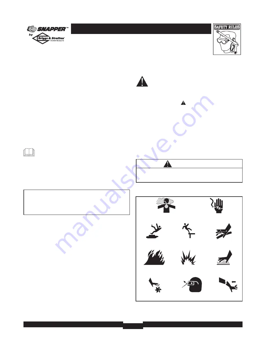 Snapper 1807-1 Скачать руководство пользователя страница 2