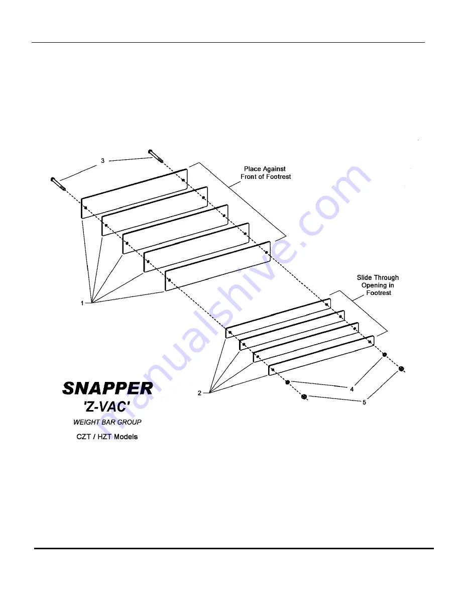 Snapper 7063375 Parts Manual Download Page 14