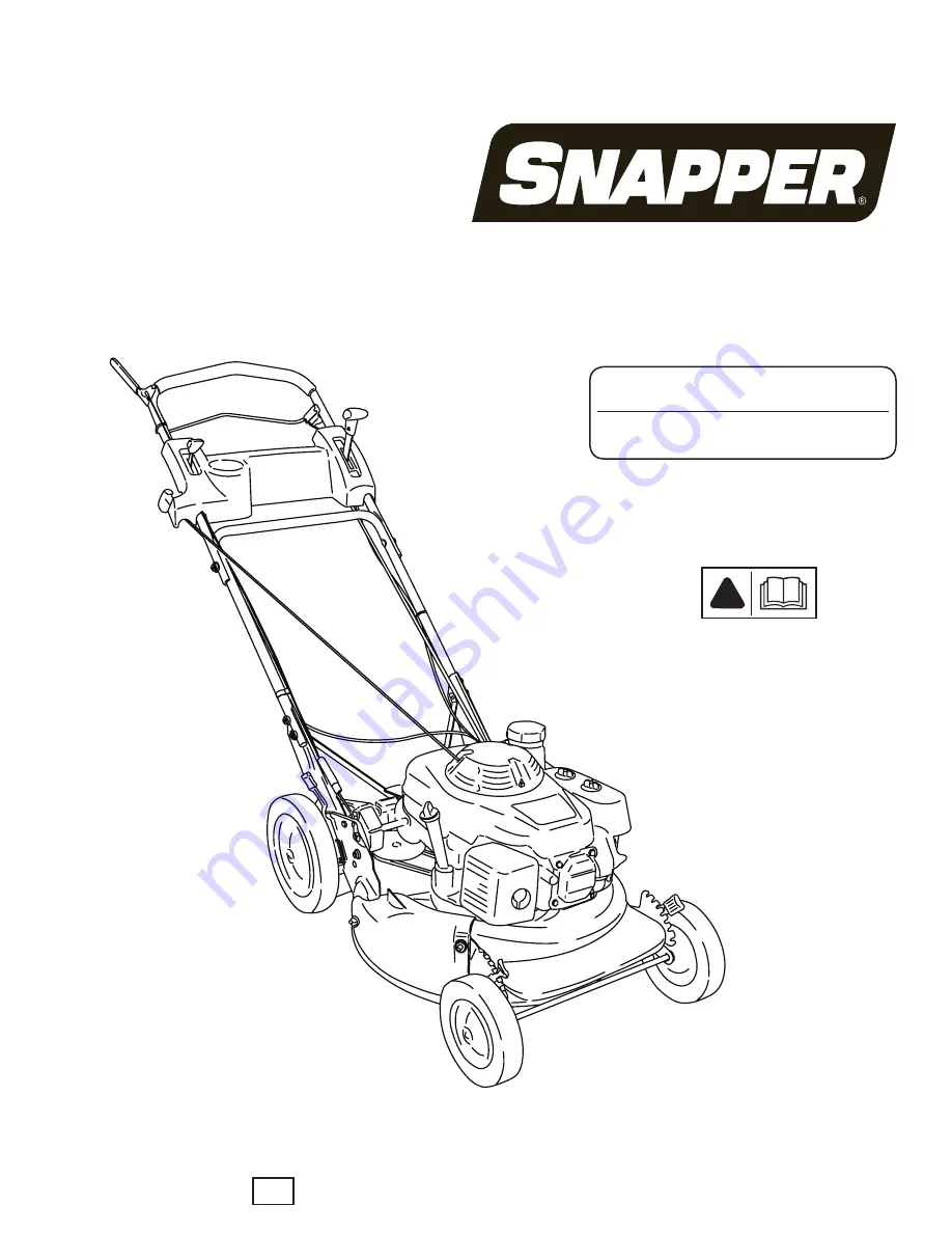 Snapper 7800849 Operator'S Manual Download Page 33