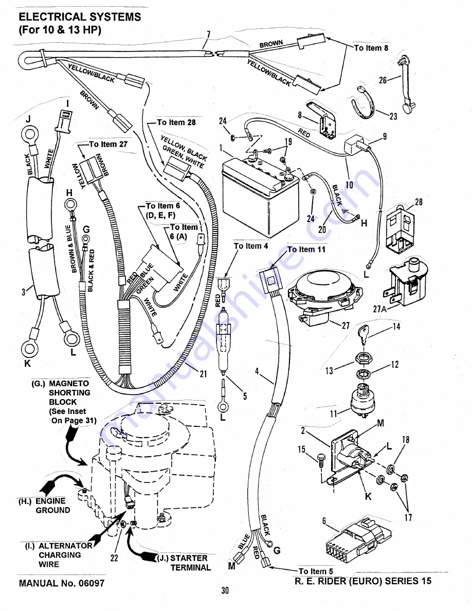 Snapper E250815BE Parts Manual Download Page 30