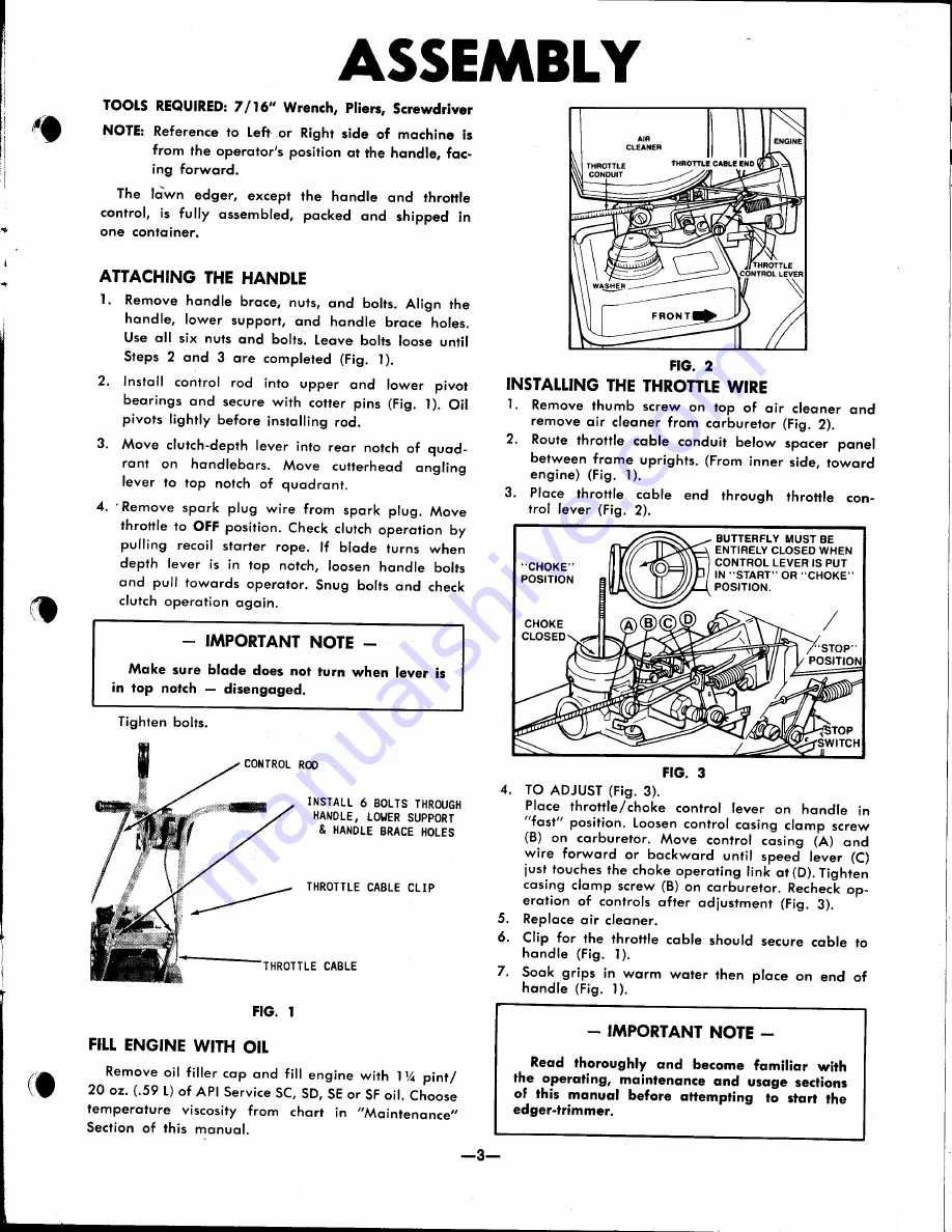 Snapper ET302B Safety Instruction & Operatorrs Manual Download Page 5