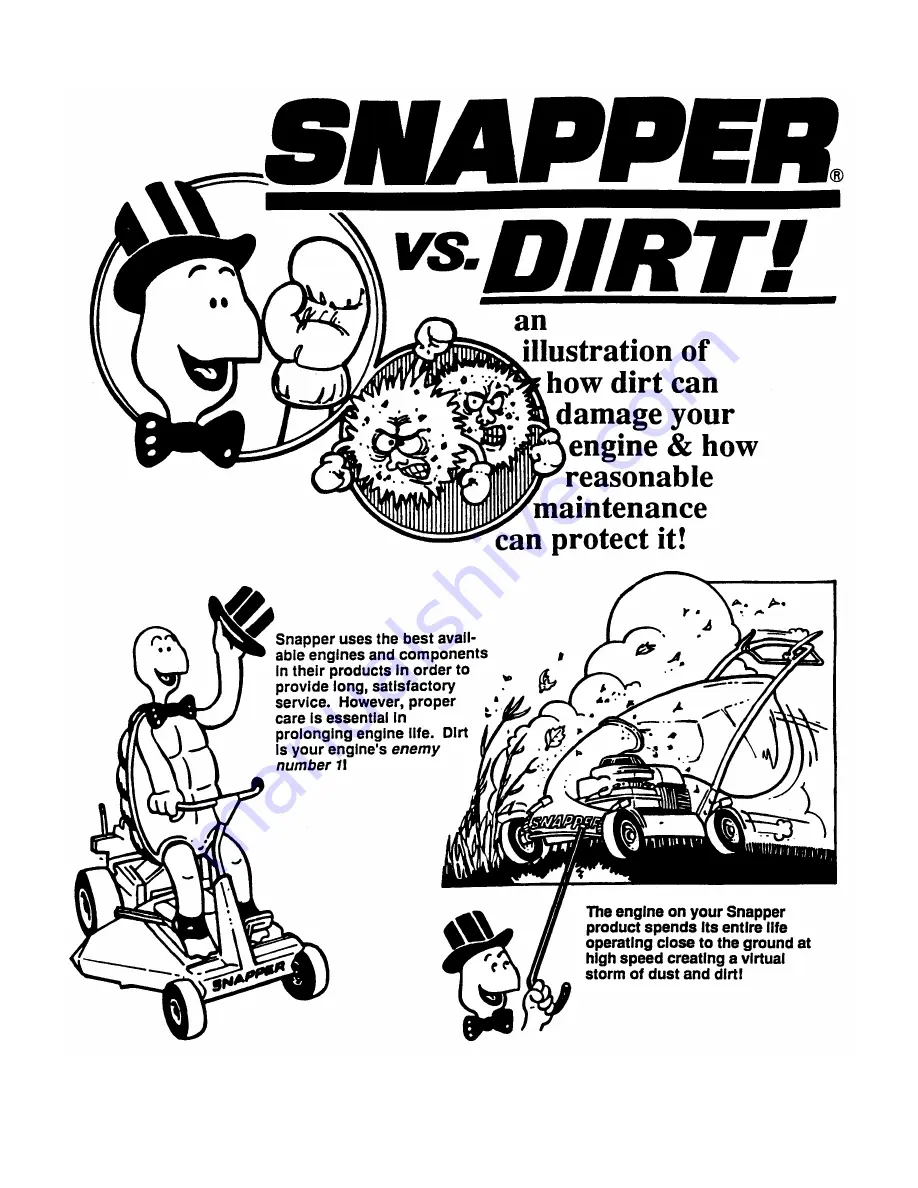 Snapper FRP2167517BV Safety Instructions & Operator'S Manual Download Page 22