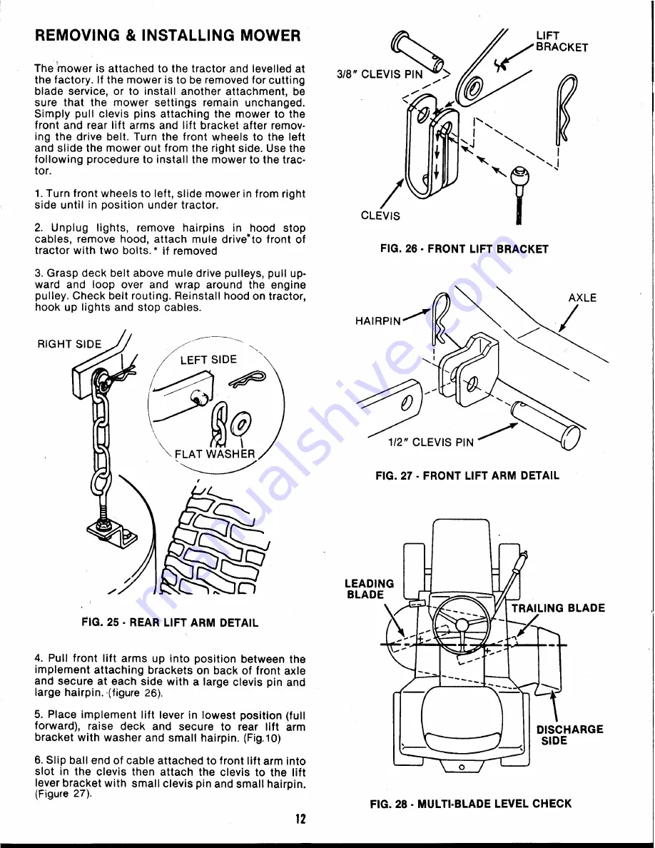 Snapper HYT18 Series Safety Instructions & Operator'S Manual Download Page 12