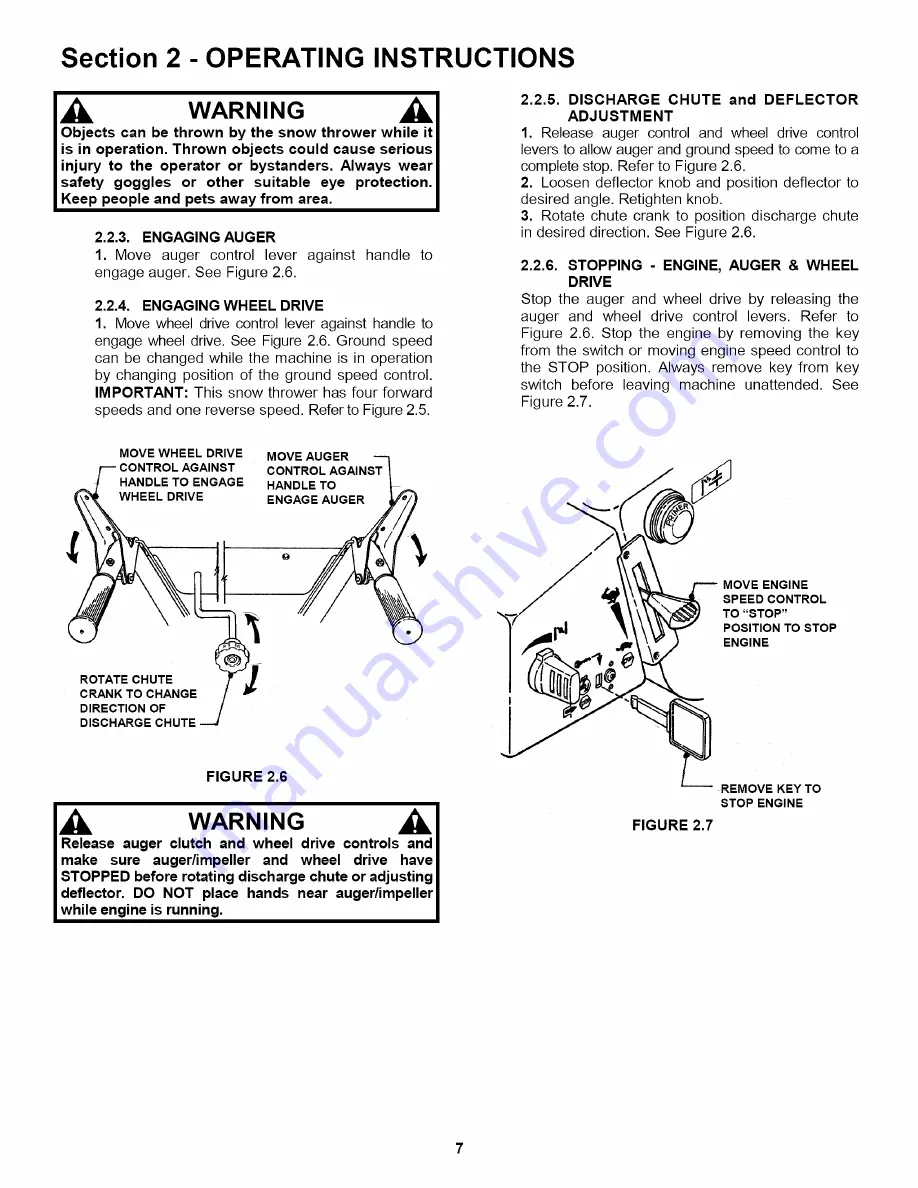 Snapper I55224, I7244 Скачать руководство пользователя страница 7