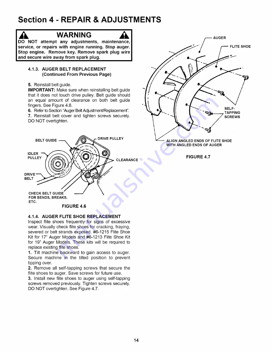 Snapper LE3171R (7085660 Safety Instructions & Operator'S Manual Download Page 34