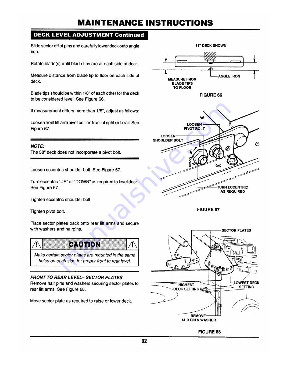 Snapper LT120G30BB Safety Instructions & Operator'S Manual Download Page 32